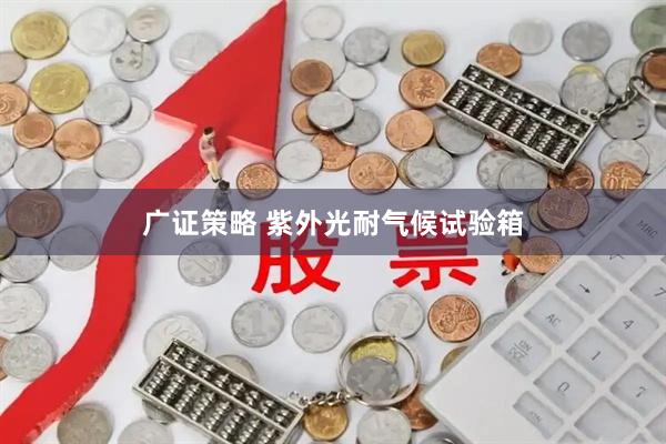 广证策略 紫外光耐气候试验箱