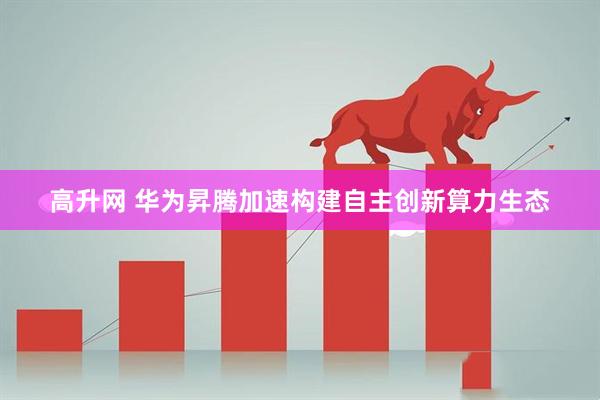 高升网 华为昇腾加速构建自主创新算力生态